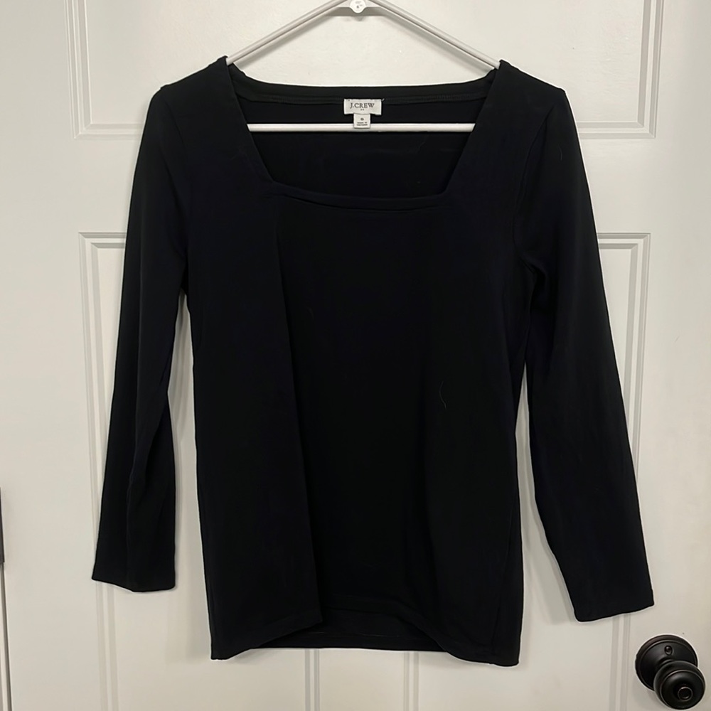 J Crew Factory square neck top
